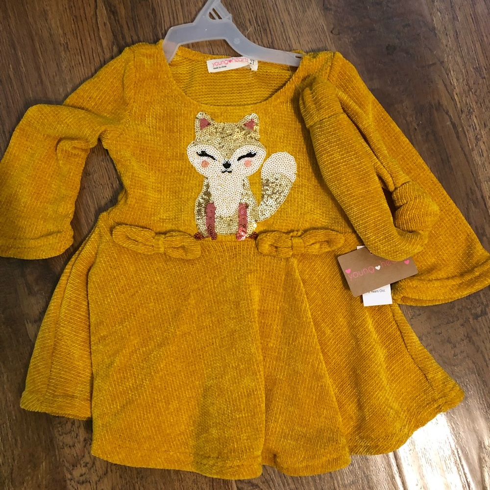 Brand new toddler fox dress